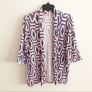 Fantastic Fawn Geometric Cardigan